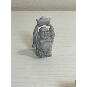 Lucky Buddha Statue Small Feng‎ Shui Wealth Good Fortune Figurine
